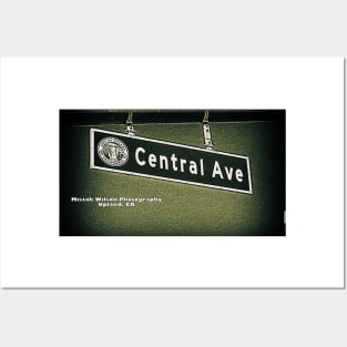 Central Avenue, Upland, California by Mistah Wilson Posters and Art